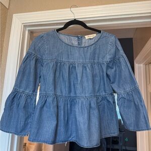 Madewell Indigo Denim Top